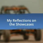 My Reflections on the Showcases